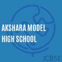 Akshara Model High School Logo