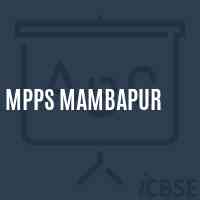 Mpps Mambapur Primary School Logo