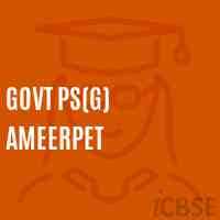 Govt Ps(G) Ameerpet Primary School Logo