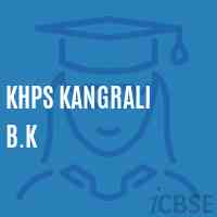 Khps Kangrali B.K Middle School Logo