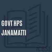 Govt Hps Janamatti Middle School Logo