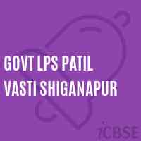 Govt Lps Patil Vasti Shiganapur Primary School Logo