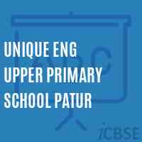 Unique Eng Upper Primary School Patur Logo