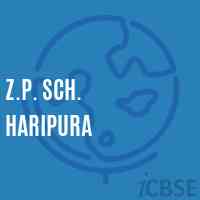 Z.P. Sch. Haripura Primary School Logo