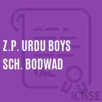 Z.P. Urdu Boys Sch. Bodwad Middle School Logo