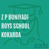 Z P Buniyadi Boys School Kokarda Logo