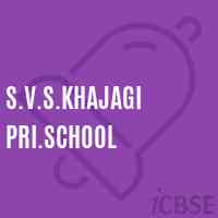 S.V.S.Khajagi Pri.School Logo