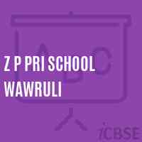 Z P Pri School Wawruli Logo