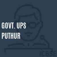 Govt. Ups Puthur Middle School Logo