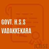 Govt. H.S.S Vadakkekara Senior Secondary School Logo