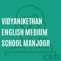 Vidyanikethan English Medium School Manjoor Logo