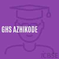 Ghs Azhikode Senior Secondary School Logo