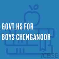 Govt.Hs For Boys Chenganoor School Logo