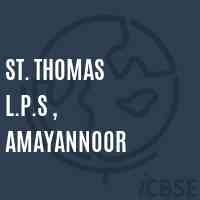 St. Thomas L.P.S , Amayannoor Primary School Logo