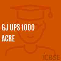 Gj Ups 1000 Acre Middle School Logo