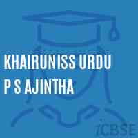 Khairuniss Urdu P S Ajintha Middle School Logo