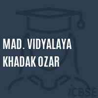 Mad. Vidyalaya Khadak Ozar Secondary School Logo