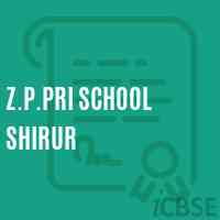 Z.P.Pri School Shirur Logo