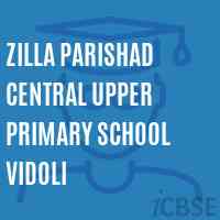 Zilla Parishad Central Upper Primary School Vidoli Logo