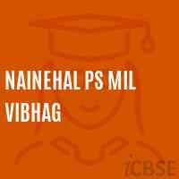 Nainehal Ps Mil Vibhag Middle School Logo