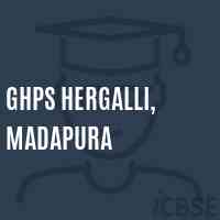 Ghps Hergalli, Madapura Middle School Logo