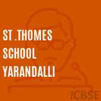 St .Thomes School Yarandalli Logo