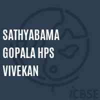 Sathyabama Gopala Hps Vivekan Middle School Logo