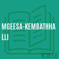 Mgeesa-Kembathhalli Primary School Logo