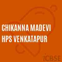 Chikanna Madevi Hps Venkatapur Middle School Logo