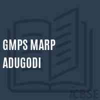 Gmps Marp Adugodi Middle School Logo