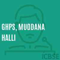 Ghps, Muddana Halli Middle School Logo