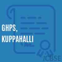 Ghps, Kuppahalli Middle School Logo