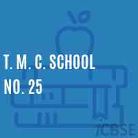 T. M. C. School No. 25 Logo