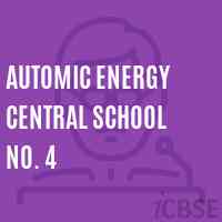 Automic Energy Central School No. 4 Logo