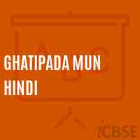 Ghatipada Mun Hindi Middle School Logo