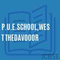 P.U.E.School,West Thedavooor Logo