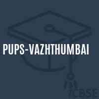 Pups-Vazhthumbai Primary School Logo