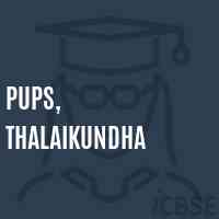 Pups, Thalaikundha Primary School Logo