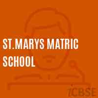 St.Marys Matric School Logo