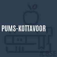 Pums-Kottavoor Middle School Logo