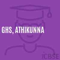 Ghs, Athikunna Secondary School Logo