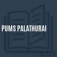 Pums Palathurai Middle School Logo
