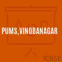 Pums,Vinobanagar Middle School Logo
