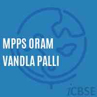 Mpps Oram Vandla Palli Primary School Logo