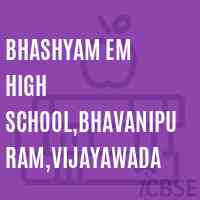 Bhashyam Em High School,Bhavanipuram,Vijayawada Logo