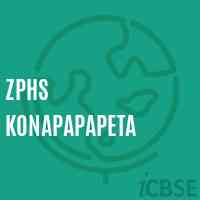 Zphs Konapapapeta Secondary School Logo