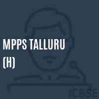 Mpps Talluru (H) Primary School Logo
