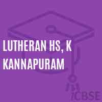 Lutheran Hs, K Kannapuram Secondary School Logo