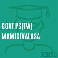 Govt Ps(Tw) Mamidivalasa Primary School Logo