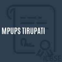 Mpups Tirupati Middle School Logo